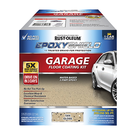 Rust-Oleum Epoxy Shield Garage Floor Coating Kit
