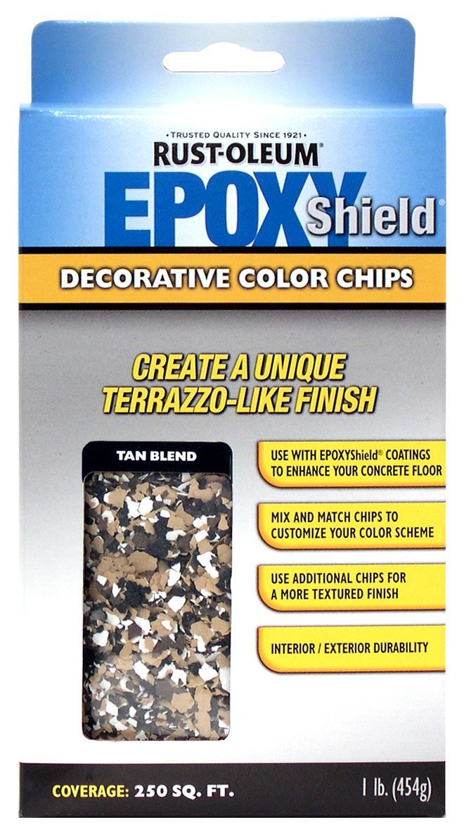 Rust-Oleum Epoxyshield Decorative Color Chips for Garage Floor Coating - Tan Blend