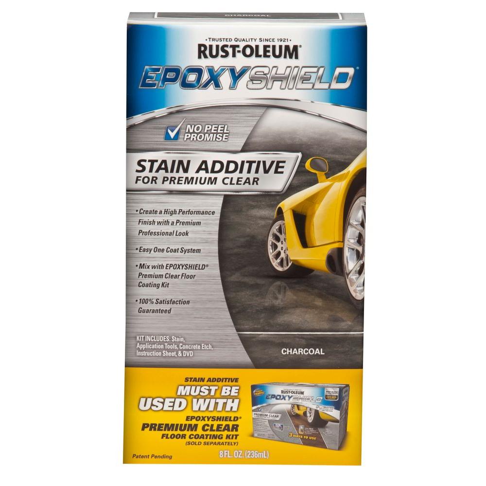 Rust-Oleum Epoxyshield Stain Additive for Premium Clear - Charcoal