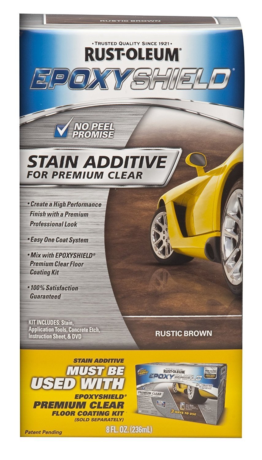 Rust-Oleum Epoxyshield Stain Additive for Premium Clear - Rustic Brown