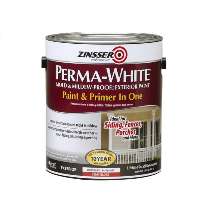 Rust-Oleum Zinsser Perma-White Mold & Mildew-Proof Exterior Paint